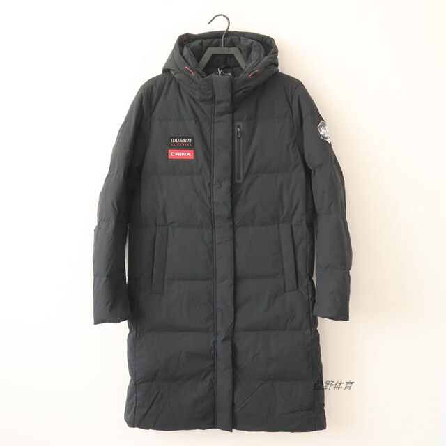 ANTA Women's Down Jacket Mid-Length Down Jacket Winter Thickened Warm Hooded Windproof Jacket 162517906