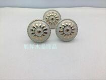 European-style ivory white cabinet door handle Sunflower gold-painted simple European wardrobe cabinet handle pastoral style cabinet handle