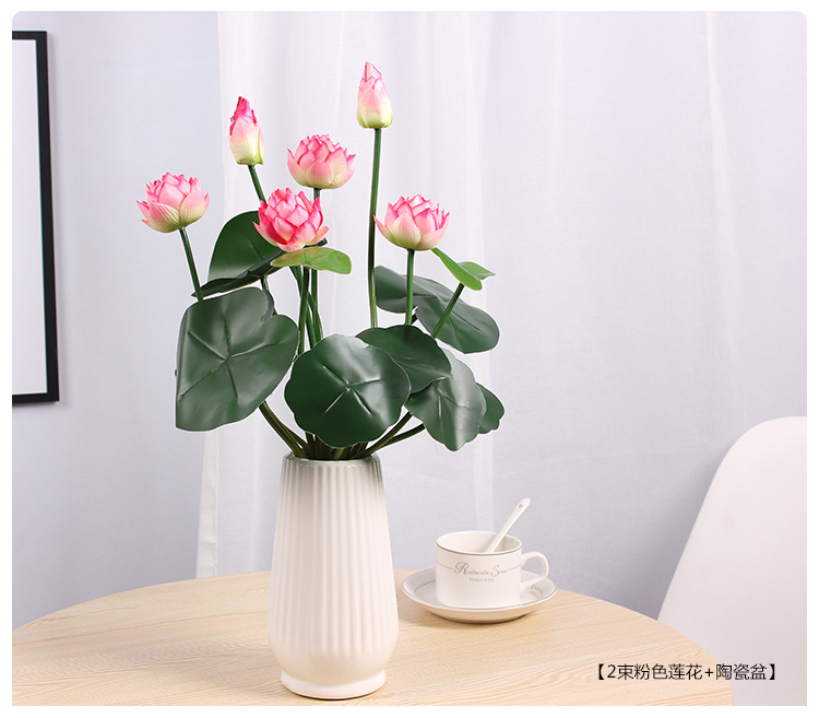 Ưu đãi đặc biệt hoa sen nhân tạo cho đức phật đầy đủ đặc biệt trang trí hoa sen nhân tạo hoa nhựa hoa nụ hoa cho Đức Phật - Hoa nhân tạo / Cây / Trái cây hoa đào giả