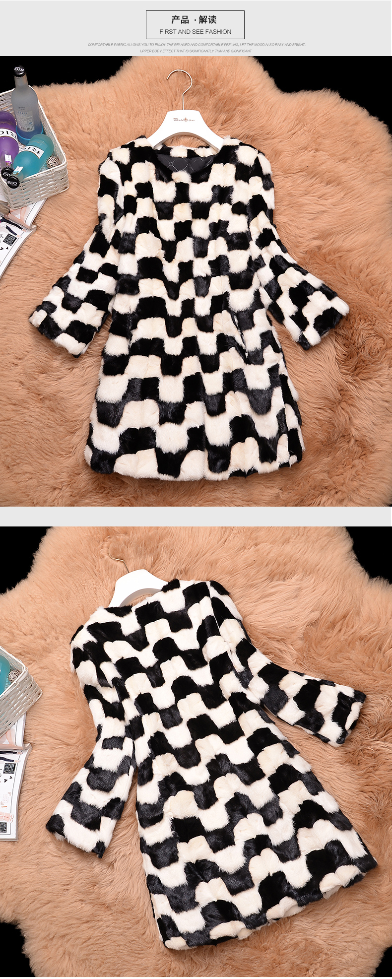 Manteau de fourrure femme ZOENUU   - Ref 3175234 Image 10