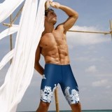 Мужские мультяшные штаны для плавания, пляжный модный длинный купальник, оверсайз