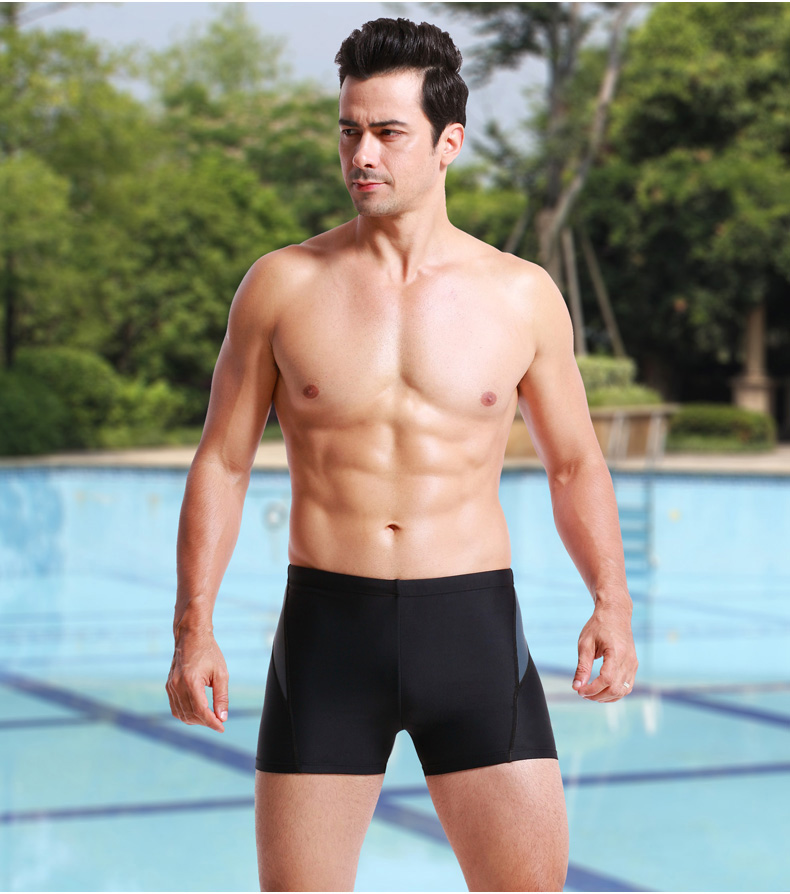 Cá bơi quần bơi thân quần bơi nam boxer áo tắm nam spa chuyên nghiệp nhanh khô thể thao người lớn không thấm nước đồ bơi kích thước lớn áo tắm