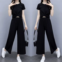 Летняя одежда, тонкий модный комплект, 2021 года, в западном стиле, подходит для подростков, по фигуре