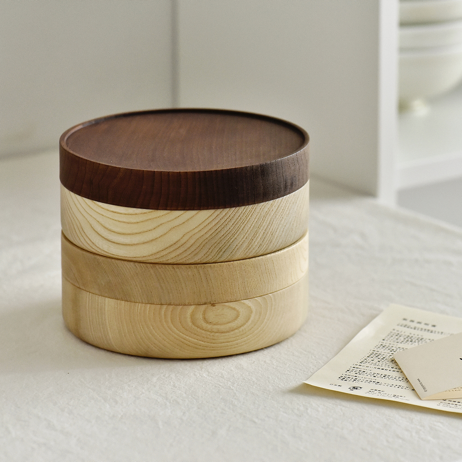 -Taoyuan Daily-Japanese Pine Hall Bolt Wooden Box to contain Lacquered Lacquer Shop