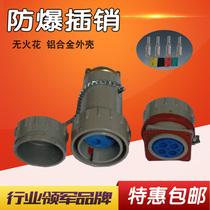  Three-phase four-wire spark-free explosion-proof plug socket Industrial explosion-proof connector Explosion-proof latch Explosion-proof aviation plug