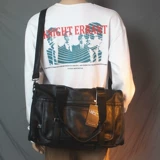 Багажный вместительный и большой ремешок для сумки, сумка на одно плечо, ноутбук, в корейском стиле