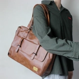 Мужская сумка на одно плечо для отдыха, портативная сумка через плечо, барсетка, вместительный и большой ноутбук, вместительная и большая сумка для путешествий