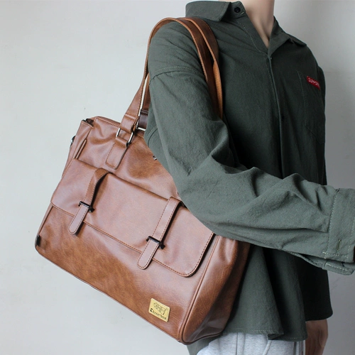 Мужская сумка на одно плечо для отдыха, портативная сумка через плечо, барсетка, вместительный и большой ноутбук, вместительная и большая сумка для путешествий