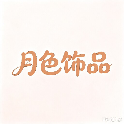 月色小饰品的LOGO