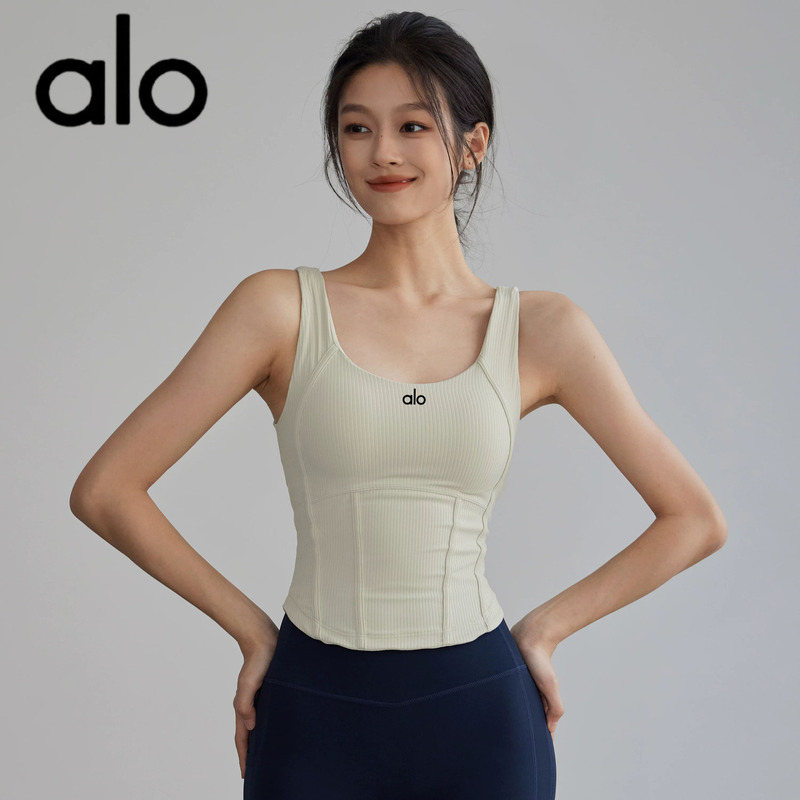 Aio All-In-One High-Intensity Sports Vest, Shock-Proof Push-Up Outdoor Top, Sleeveless Running Yoga Bra