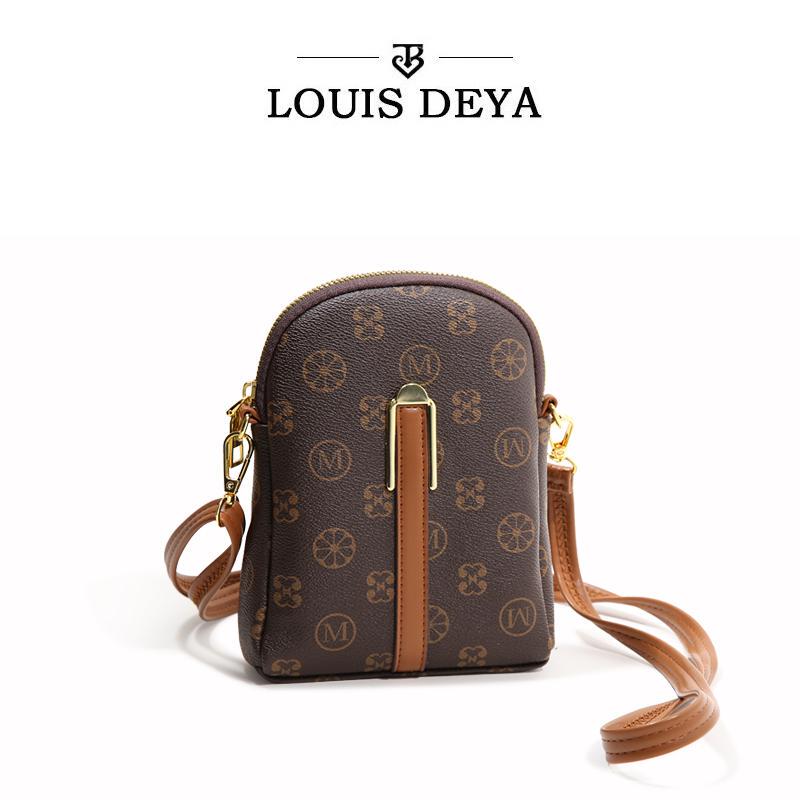 Louis Deya Vertical Mobile Phone Bag 2025 New Model Women's Small Bag Coin Key Bag Middle-Aged Mother's Bag Crossbody Louis Deya Vertical Mobile Phone Bag 2025 New Model Women's Small Bag Coin Key Bag Middle-Aged Mother's Bag Crossbody