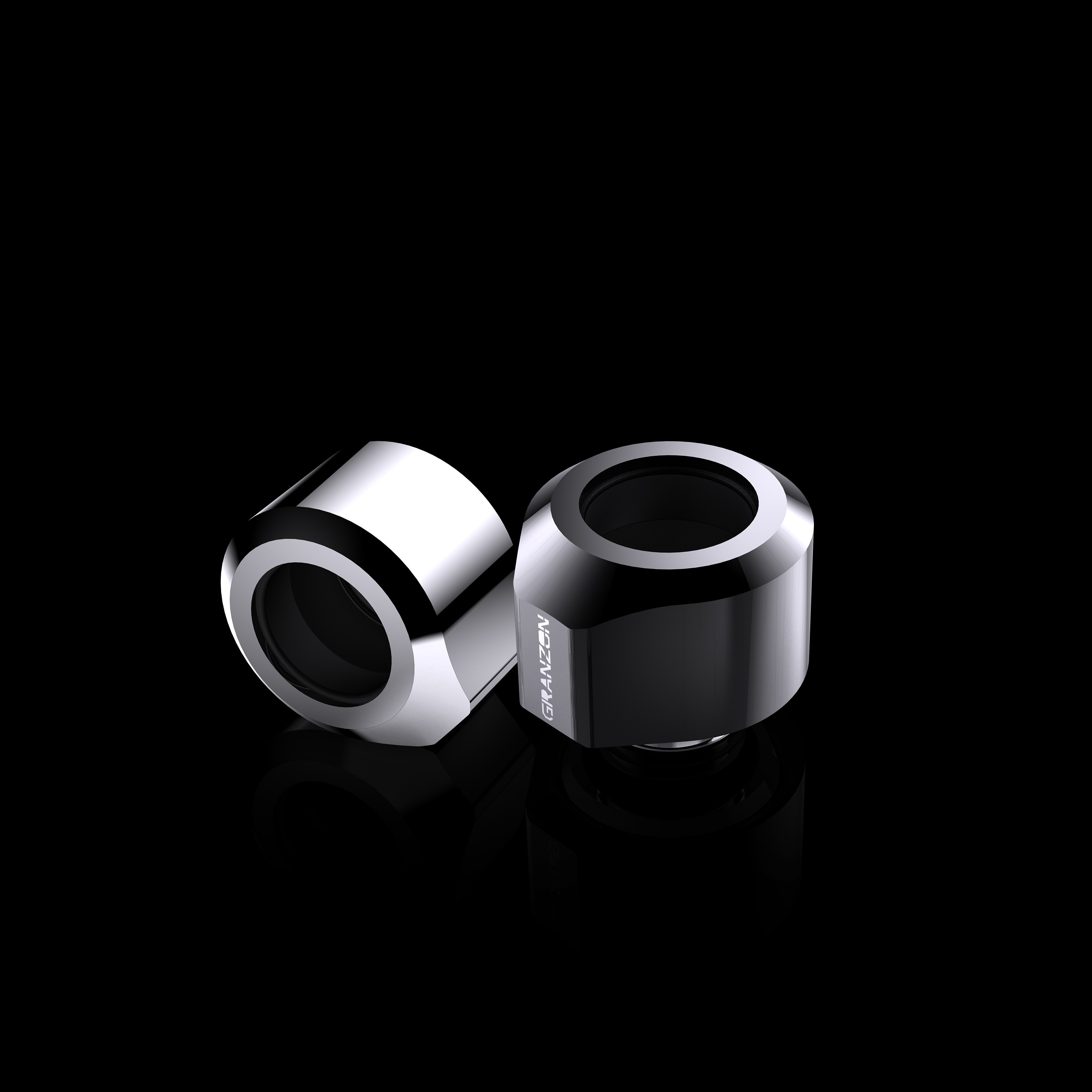 Granzon computer radiator anti - dehard tube screwed brisk - surface bump handle two - piece water cooling joint