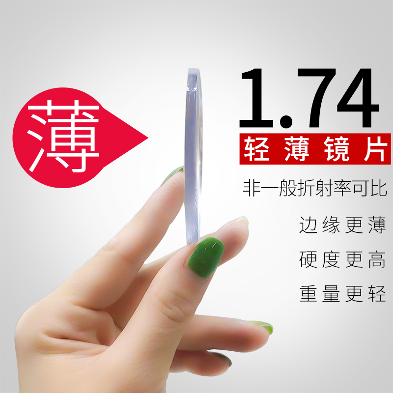 Near-view eye lenses anti-blue light 1 60 discoloration 1 67 fit mirror 1 74 light thin 1 76 aspherical resin sheet two pieces
