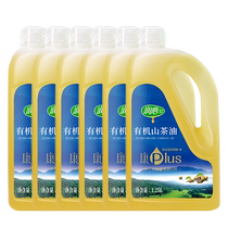 (Mid-Autumn Festival Gift) Runxinkang plus organic camellia oil 1 25L*6 bottles physical pressing cold pressing light