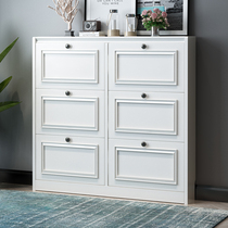 17cm ultra-thin flip shoe cabinet small apartment modern simple hall cabinet home door large capacity porch cabinet narrow cabinet