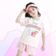 My Little Pony Girl Summer Outfit 2024 Summer ເດັກຍິງຂະຫນາດກາງແລະຂະຫນາດໃຫຍ່ບາງໆເສື້ອຍືດແຂນສັ້ນ + ສັ້ນຊຸດສອງຊິ້ນ