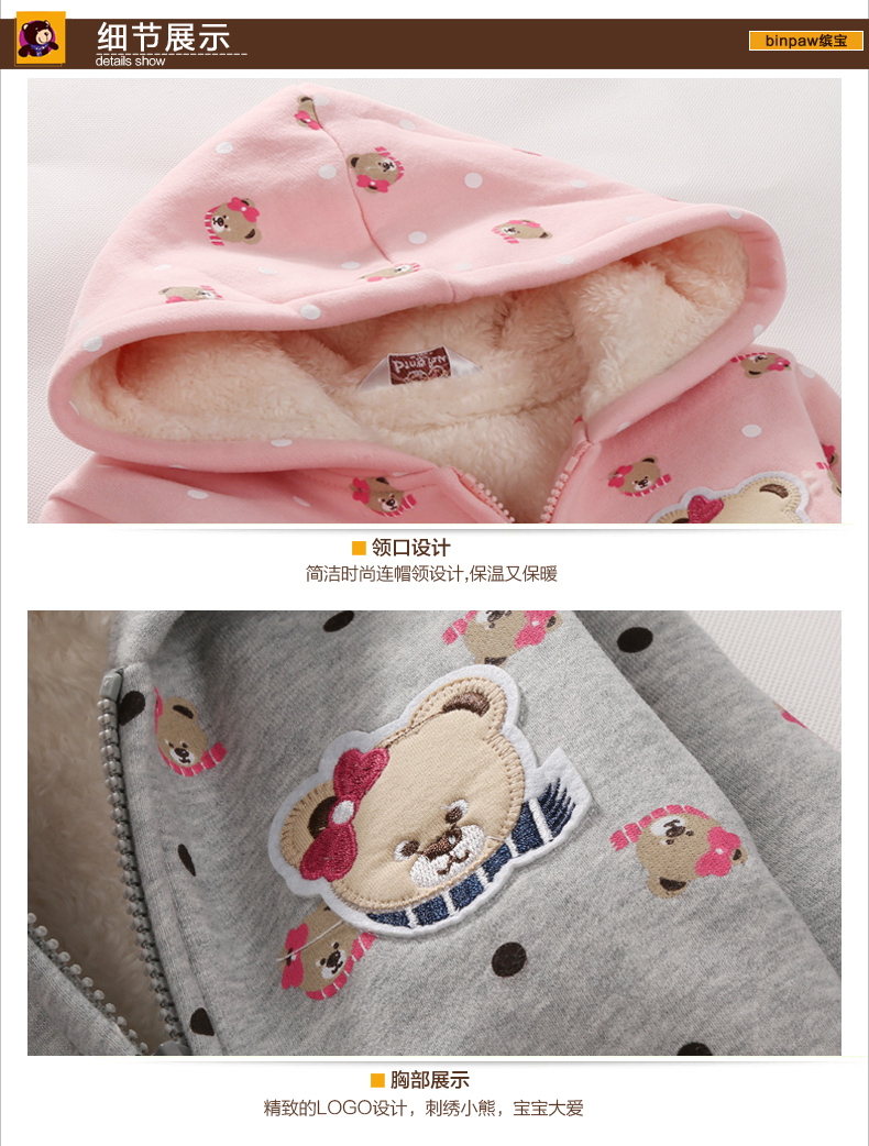 Manteau pour fille BINPAW - Ref 2164121 Image 17