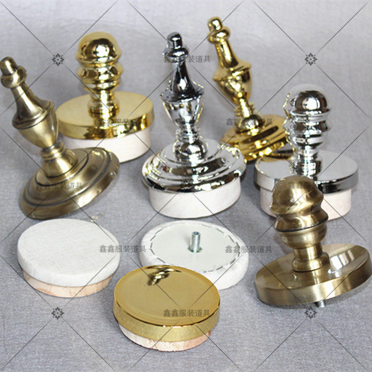 Model props accessories for men and women models metal head model head new head packed flat lid