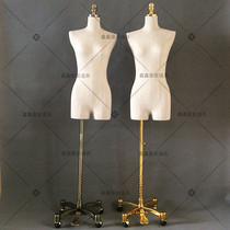 Womens bag cloth model thickened linen half-length model metal head cover base model props costume display