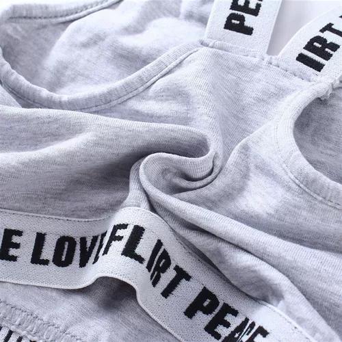 Топ с чашечками, детский бюстгальтер-топ для школьников, спортивный бюстгальтер, 2020, подходит для подростков