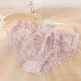 Японские кружевные трусы, милые дышащие комфортные быстросохнущие штаны