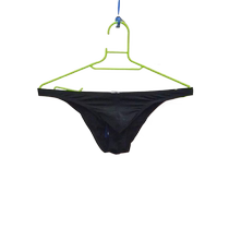 Ice silk one piece light and breathable mens three-piece underwear summer style thin edge seamless black pants