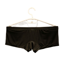 Summer new mens lightweight seamless one-piece boxer briefs low-waist ice silk cool quick-drying large size boxer briefs