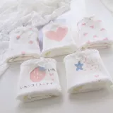 Комфортное нижнее белье, сексуальные цветные штаны, милые кружевные трусы, в корейском стиле, средняя посадка