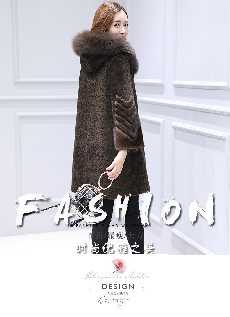 Manteau de fourrure femme SENMONO    - Ref 3172302 Image 7