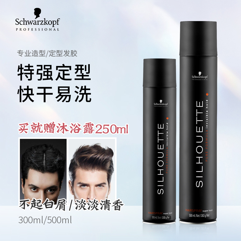 Schwaffo Professional Silk Luther Mighty Styling Hair Gel Spray Male Lady Clear Fragrance Hair Fluffy Styling Hair Gel