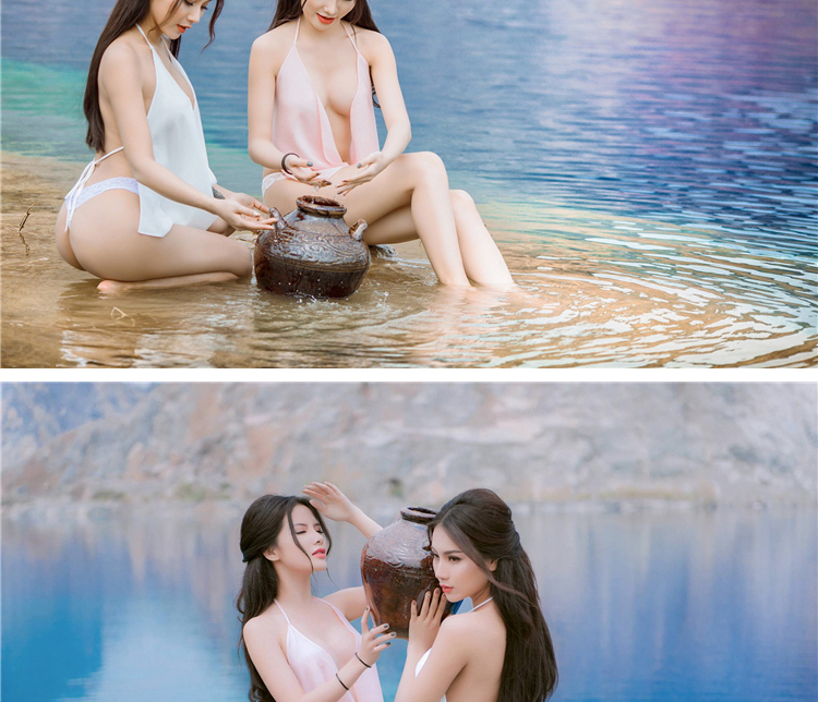 Quan điểm voan gợi cảm tạp dề phụ nữ người lớn gợi cảm thiết lập đồ lót Tòa sao cổ điển nóng đồ ngủ mỏng kích thước lớn do ngu