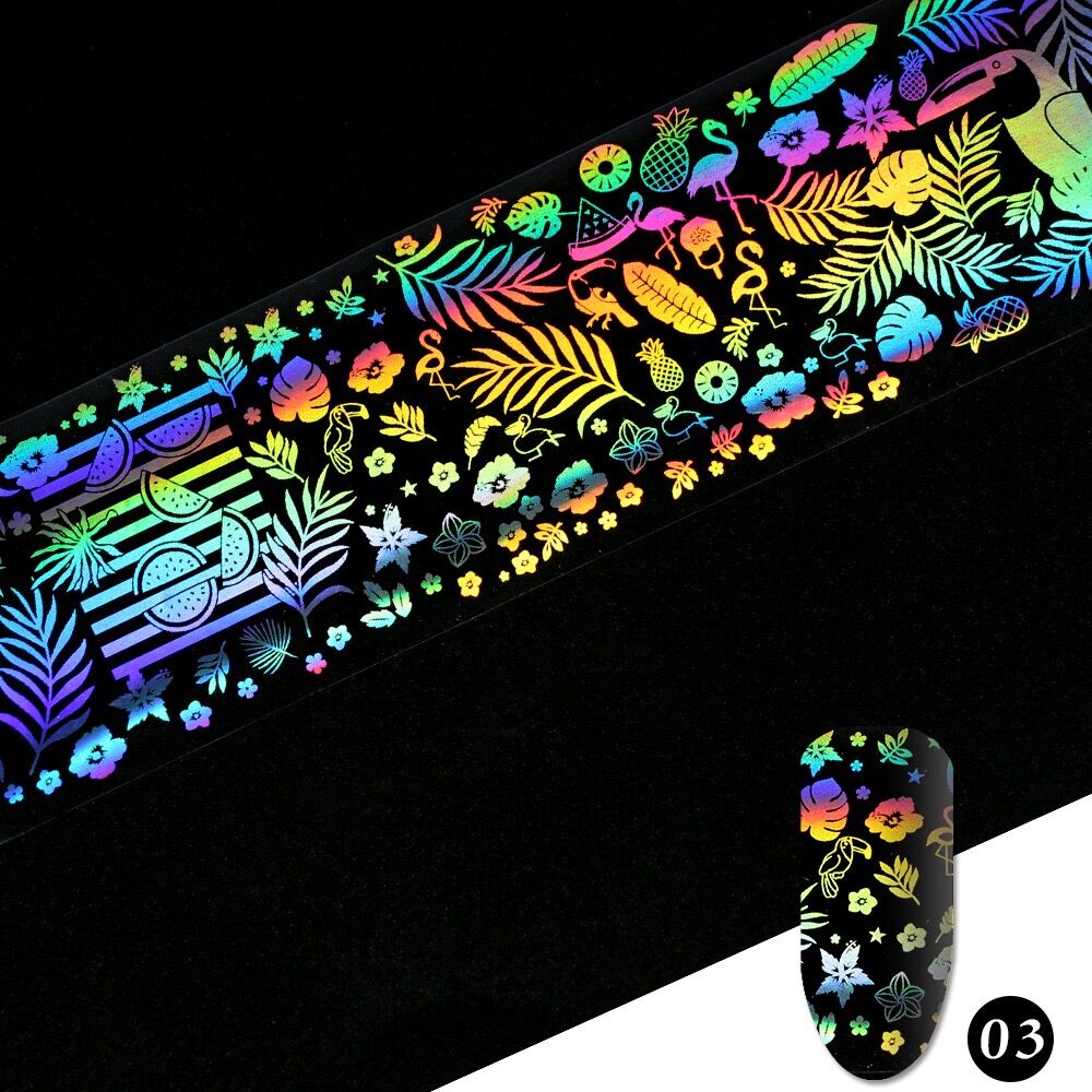 2019 mới nail sticker khô decal sticker màu laser ma thuật màu dễ dàng loạt giấy đặt công cụ làm móng - Công cụ Nail kìm bấm móng chân