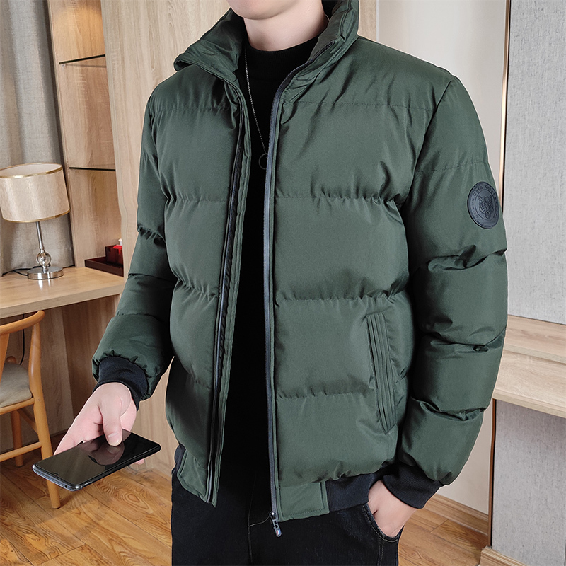 Jeep Short down Jacket for Men, Winter Thickened Warm and Cold-Proof Loose Stand-Up Collar High-End Casual Men's Cotton Coat Jeep Short down Jacket for Men, Winter Thickened Warm and Cold-Proof Loose Stand-Up Collar High-End Casual Men's Cotton Coat