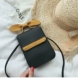 Bow Bag Mini Bag 2019 Mùa hè Thời trang mới Còng tay hoang dã Màu tương phản Màu điện thoại di động Túi nhỏ vuông - Túi điện thoại