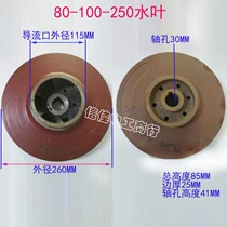 IS80-100-250 pipeline pump cast iron water pump centrifugal pump impeller water leaf 30 hole Water Pump Accessories