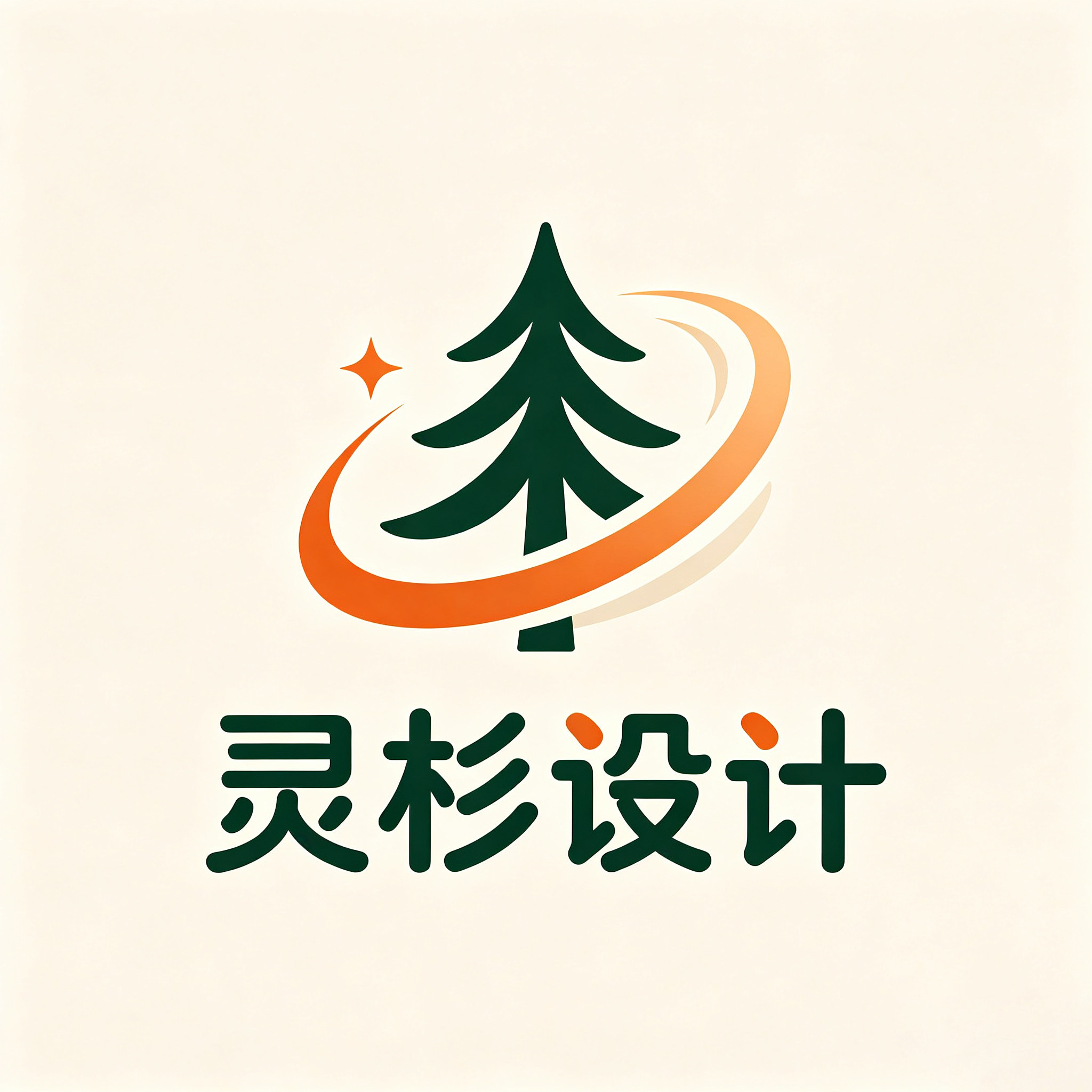 灵杉设计的LOGO