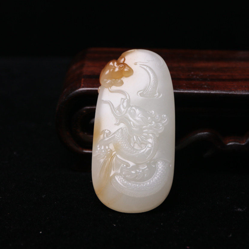 Shi Lipai Hetian Jade No 1 Master Su Gong Natural Pendant bracelet Jade Ruyi Guanyin