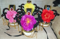 Classical dance tiara fairy headdress dance ancient costume Lou Feng Tang Dynasty headdress film and television song and dance floor flower ancient