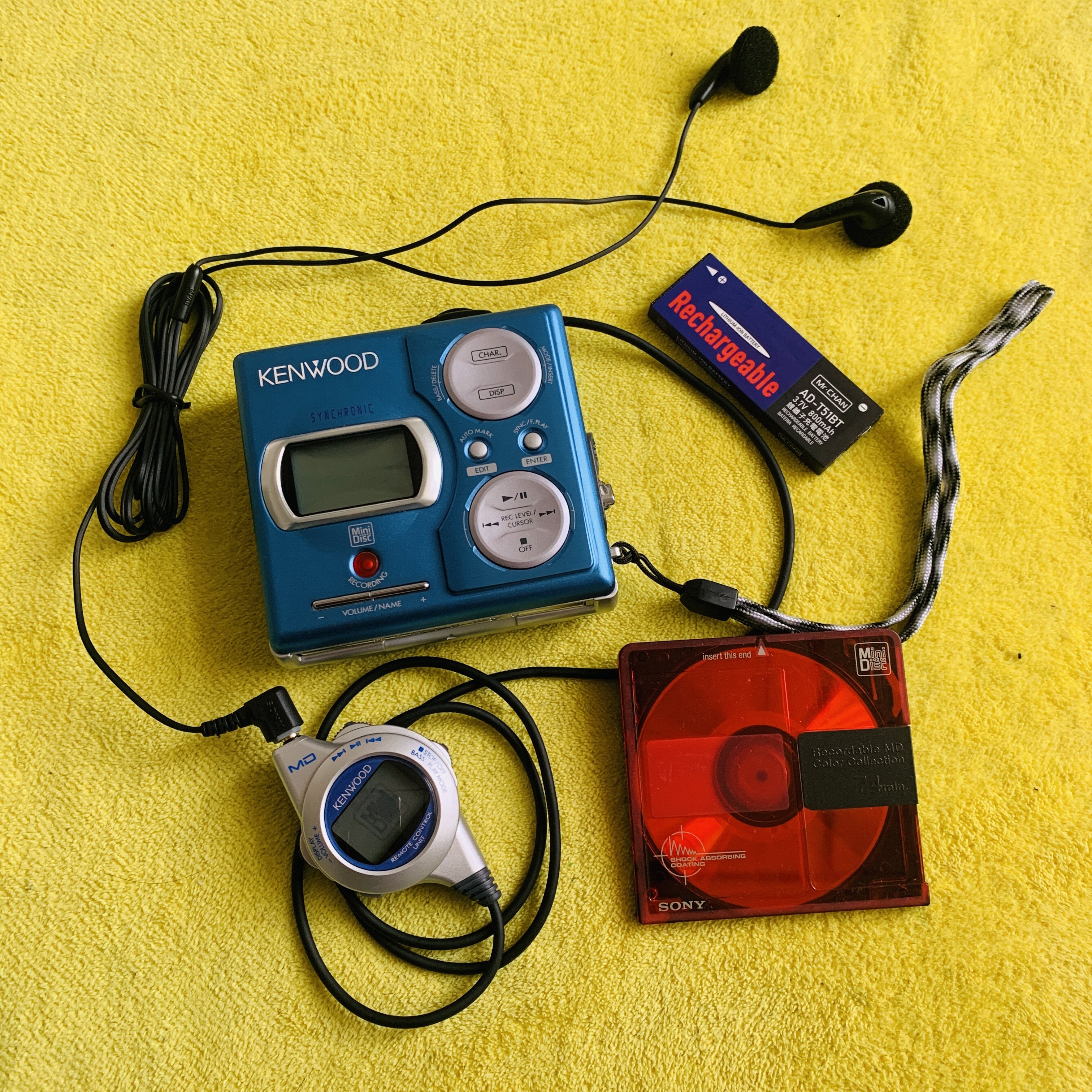 Collector's edition kenwood dmc-k7r md walkman | retro sound