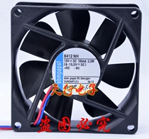 New original dress German ebm PAPST TYP 8412NM 8025 12V 1 3W 8CM Cooling fan