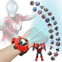 Children Toy Watch Creative Cartoon Projection Electronic Watch Boy Autman Deformation Robot