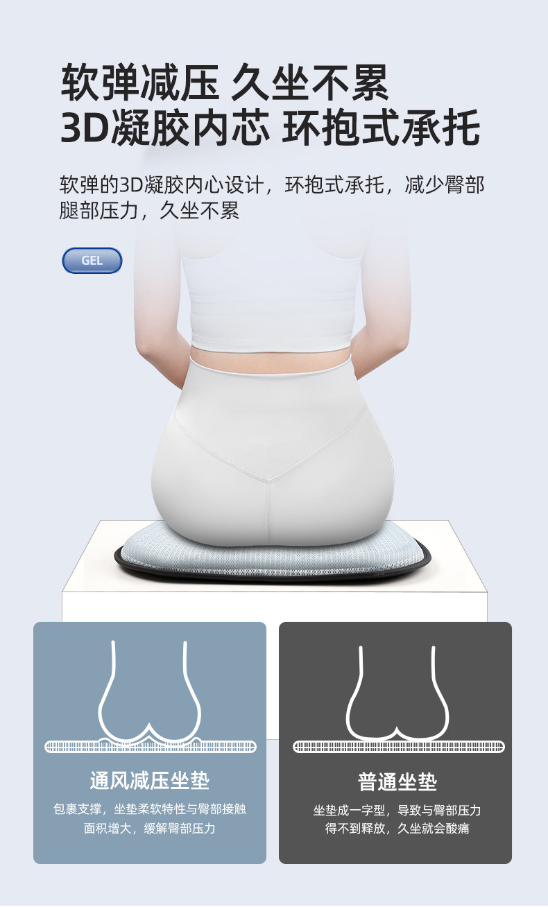 Car summer fan seat cushion for ventilation, office cooling seat, breathable USB cooling car air-cooled mat