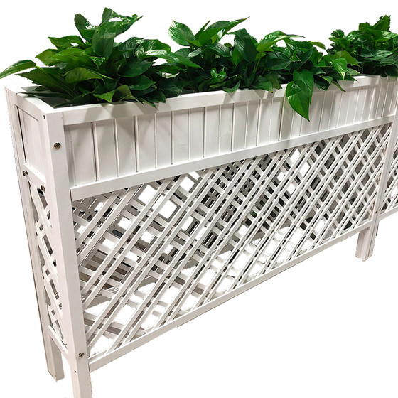 White restaurant card seat partition milk tea shop flower stand dining fence office aisle low screen beauty salon decoration