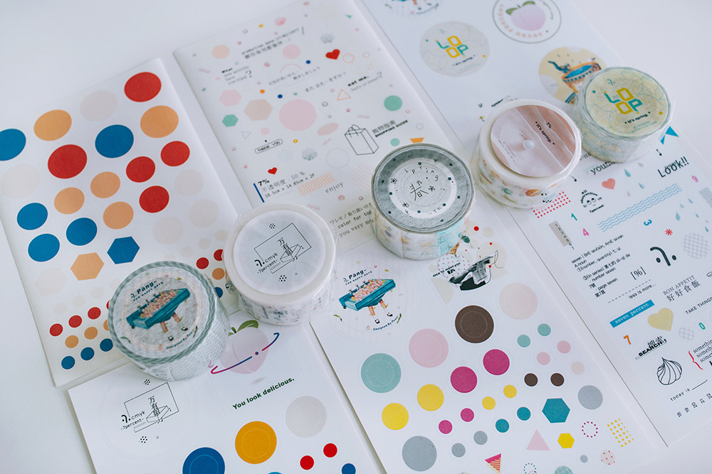 7% fat transparent 7percent loop spring and paper tape