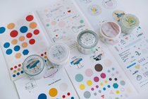 7% Fat transparent 7percent loop spring and paper adhesive tape