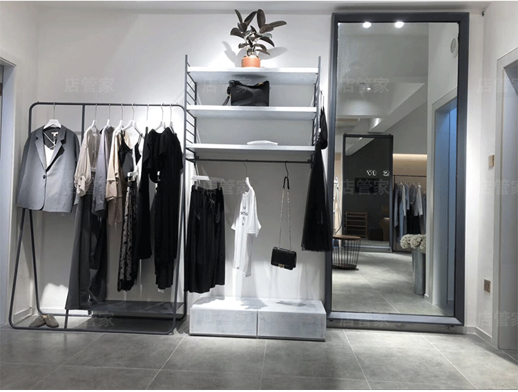 DGJ shop butler Gương toàn thân phù hợp gương thay đồ gương sàn gương treo tường cửa hàng quần áo gương ống kính giảm béo - Gương gương treo tường