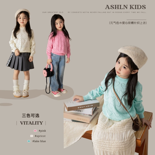 Осенний детский тонкий свитер, в западном стиле