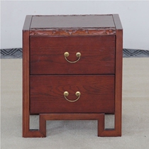 New Chinese solid wood lockers modern villa-like plate room white wax wood furniture small family type sofa side cabinets customised