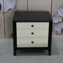 New Chinese solid wood Bedroom bed head cabinet modern villa-like board room Bedroom Sofa Side Cabinet