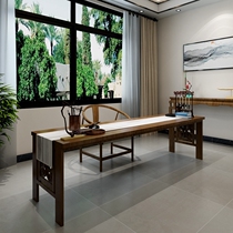 New Chinese Solid Wood Desk Modern Minimalist Computer Desk Writing Desk Calligraphy Zen book room Furniture writing desk Home